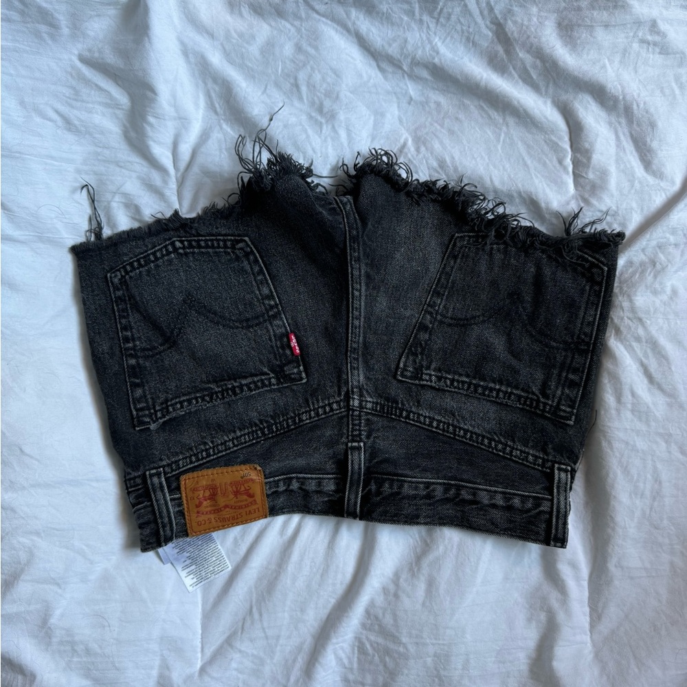 Levi's Black Denim Shorts